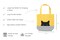 Cat Lover Gifts for Women - Black Cat Gifts for Cat Lovers - Cat Mom Gifts - Cat Themed Gifts - Happy Birthday Bags for Cat Lady Gifts - Reusable Cat Tote Bag (Yellow Cat)
